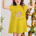 thumbnail image 2 of Ropa promocional súper asequible: 32-12 años Winnie The Pooh Vestido estampado Fiesta de cumpleaños Ropa de verano para niños 4T Gao Jinjia LED, 2 of 2