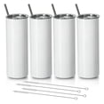 thumbnail image 2 of Vasos de Sublimación de 20 Onzas Flaco Recto, Acero Inoxidable para Sublimación en Blanco Vaso Delgado, Paquete de 8, 2 of 5