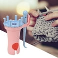 thumbnail image 1 of Knitting Rope Maker Plastic Yarn Wool Knitter Weaver Knit Spool Loom Set Knitting Yarn Wool Rope Hook DIY Rope Braided Loom Craft Maker, 1 of 8