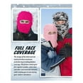 thumbnail image 3 of Distressed Ski Mask Full Face Knitted Fuzzy Yeat Shiesty Distress Mask for Men Women Gray, 3 of 6