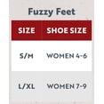 thumbnail image 3 of Zapatillas Lazy One Fuzzy Feet para mujer Sugar Skulls S/M, 3 of 3