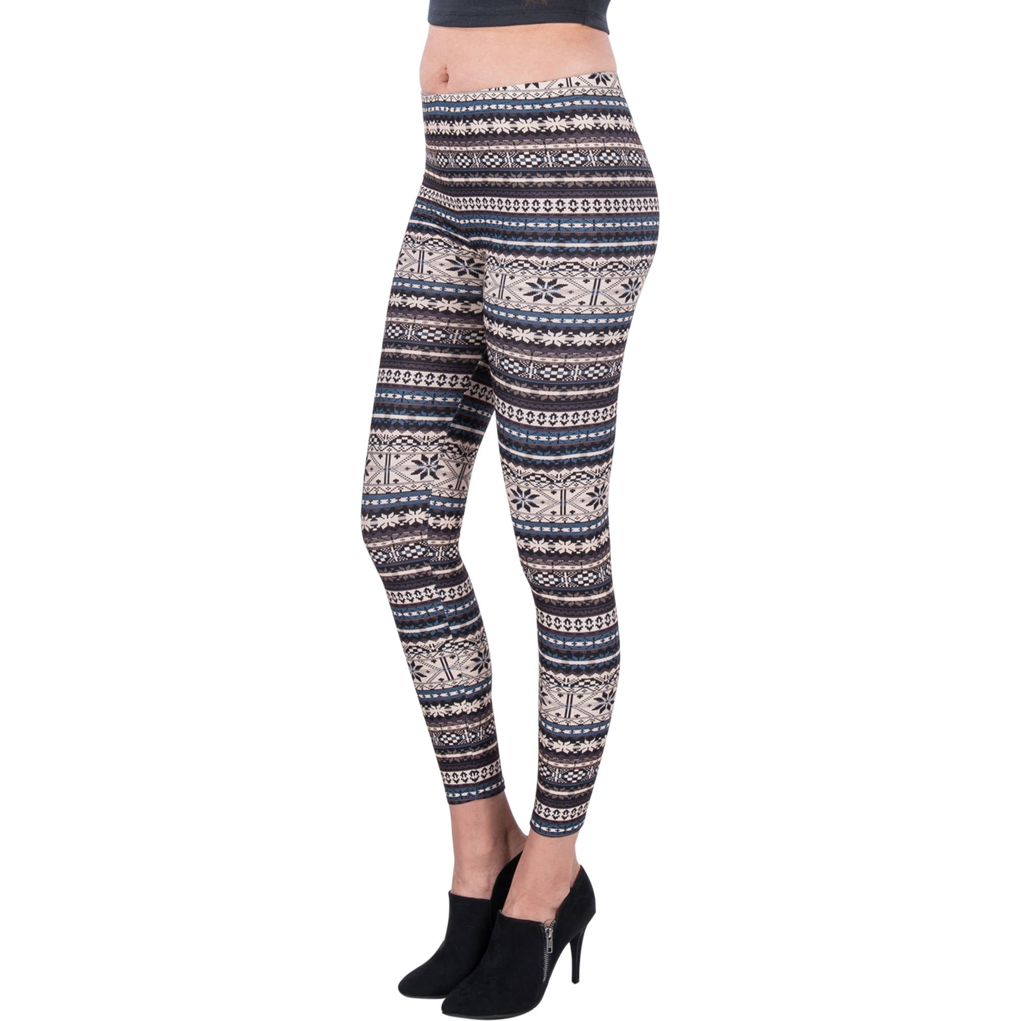 Women's Glacial Design Full Length Stretchy Leggings