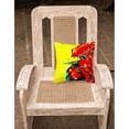 thumbnail image 2 of Carolines Treasures MW1138PW1414 Rooster Big Head Canvas Fabric Decorative Pillow  14Hx14W multicolor, 2 of 4