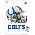 thumbnail image 1 of NFL Indianapolis Colts - Drip Helmet 20 Wall Poster, 22.375" x 34", 1 of 4