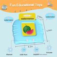 thumbnail image 3 of Card Learning Machine Talking Flash Cards Flashcards Baby Toys Preschool Reading Machine Speech Card Toy Card Learning Machine Sight Words Kindergarten Preschool Reading Machine, 3 of 5