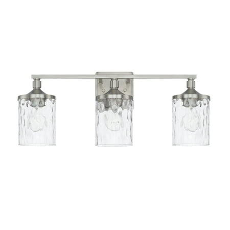 Capital Lighting 128831-451 Colton 3 Light 24  Wide Bathroom Vanity Light - Nickel