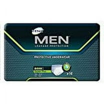 TENA Super Absorbent Underwear for Men, Medium/Large, Case Of 64