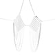 thumbnail image 2 of Sujetador sexy de mujer con top halter sin espalda y cadena corporal plateada con borlas para la playa Plata, 2 of 9