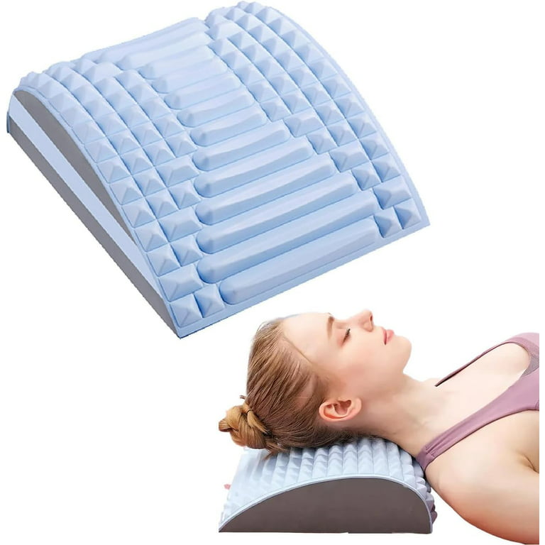 RESTCLOUD Back Stretcher for Back Pain Relief, Lower Back Stretcher Back  Stretching Cushion, Lumbar Stretcher Device Helps with Spinal Stenosis