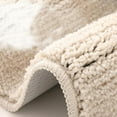 thumbnail image 4 of Beige Fluffy Bathroom Rugs Non-Slip Absorbent 20" x 32" Soft Comfortable Plush Bath Mats Machine Washable, 4 of 8