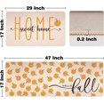 thumbnail image 6 of Fall Kitchen Mats Set of 2, Non-Slip Sweet Home Hello Fall Kitchen Rugs for Floor Seasonal Autumn Home Decor Low-Profile - 17x29 and 17x47 Inch, 6 of 6