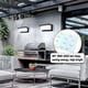 thumbnail image 5 of Moderna lámpara de pared LED para exteriores, 12 W, impermeable, IP65, iluminación de aluminio antracita, luz decorativa para patio, jardín, terraza, pared cerrada, camino, patio, 5 of 5