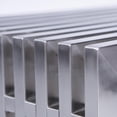 thumbnail image 2 of Heavenly Collection Large Metal Brushed Benche, 2 of 3