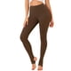 thumbnail image 1 of Inspire Chic Leggings de Algodón para Mujeres con Cintura Elástica, Pantalones de Yoga Suaves para Navidad, Pantalones con Espolones Tights 3XL Marrón, 1 of 7