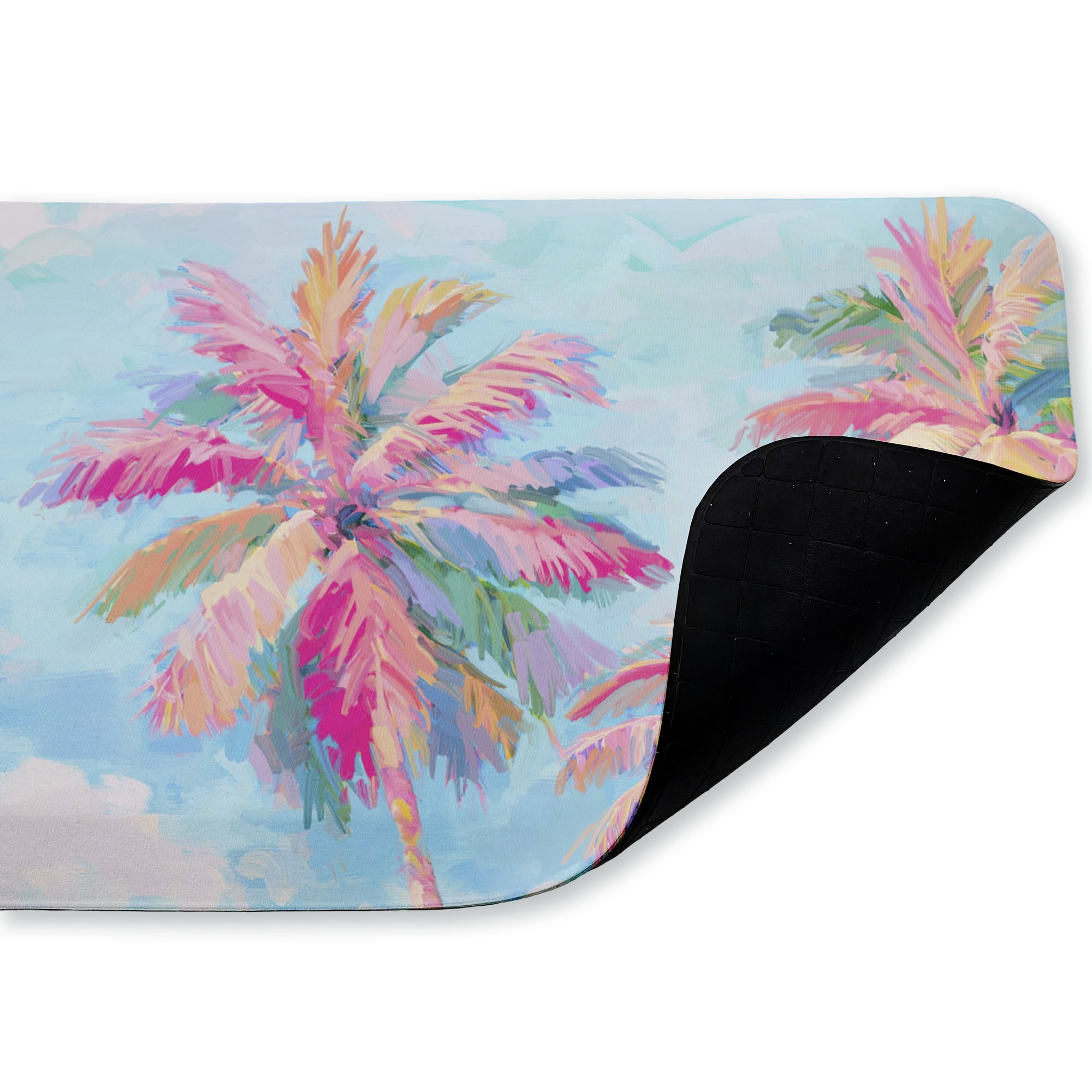 Stupell Industries Vibrant Tropics Palm Tree Printed Anti-Fatigue Floor Mat, design by Ziwei Li