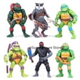 thumbnail image 1 of 4pcs/Set s Action Figure Film Donatello Leonardo Movable Figurine Model Toys PVC Collection Cake Decorations, 1 of 5