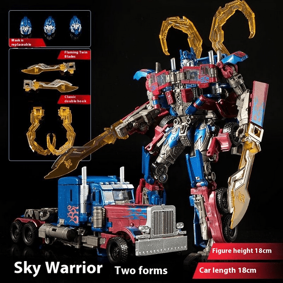 Voiture Jouet Robot Commandant Figurine d'Action AOYI Déformation Tête de Camion Édition Alliage Modèle Anime Jouet pour Enfants Cadeau