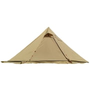 10.5' x 5.2' Camping Tent with Jack Outdoor Teepee Tent for Family Camping Backpacking Hiking
