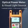 thumbnail image 3 of Fyydes 2.5mm Connector Optical Power Meter Portable Visual Fault Locator ±0.2dB Accuracy, 3 of 7