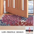 thumbnail image 3 of Red and Blue Floral Pattern Door Rugs,Washable Non Slip Door Mats Indoor,Decorative Door Mats,Entry Mat Indoor for Entrance,Bedroom,Kitchen,Bathroom,17"x30", 3 of 6