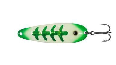 Moonshine Lures, RV Series Spoons, Magnum 5", Green Jeans