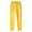 Yellow, variant on Mens Pants Athletic Fit Stretch Fashion Drawstring Elastic Waist Solid Color Casual Running Sweatpants With Pockets Workout Mens Pants