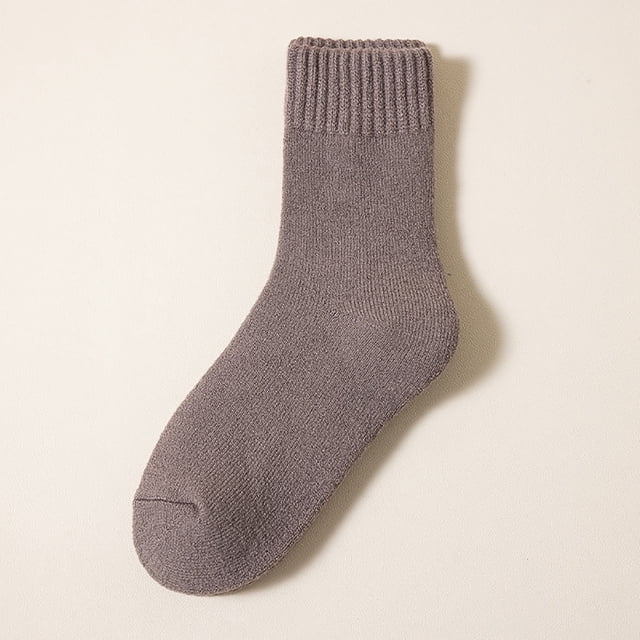 Fiudx Ofertas relámpago del día, solo en línea Calcetines térmicos de invierno, calcetines de felpa para niños, calcetines de lana gruesos y cálidos de invierno para mujeres, calcetines de piso de lo