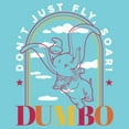 thumbnail image 2 of Men's Dumbo Soaring Sunset Arch Graphic Tee Tahiti Blue X Large, 2 of 4