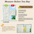 thumbnail image 5 of Stained Glass Window Film, Decorative Frosted Glass Window Privacy Film, Static Cling Non-Adhesive Windows Sticker for Front Door Bathroom Heat Control Anti UV, 29.5 x 118 Inch, 5 of 9