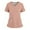 watermelon red, variant on Medical Scrub Set for Women, Modern V-Neck Scrub Top & Jogger Scrub Pants with Multi Pockets Professionals Soft Stretch Athletic Nursing Uniform Workwear (Blue)