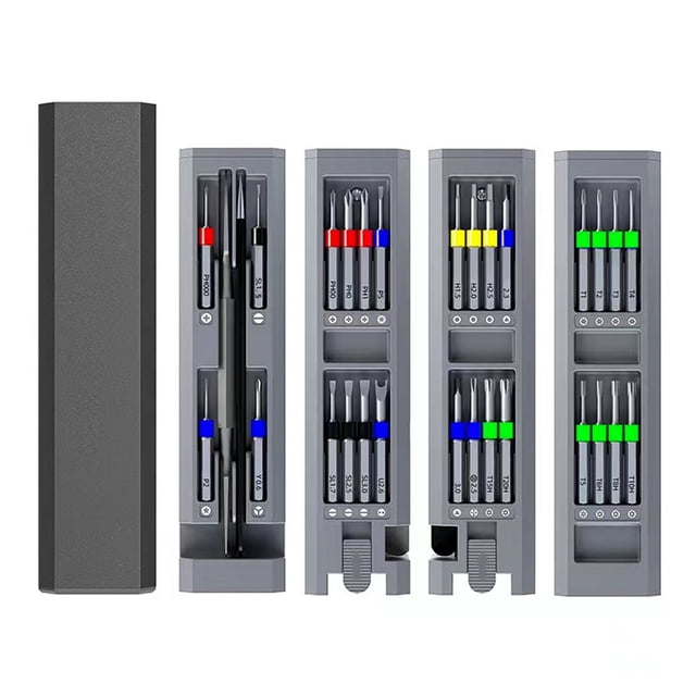 Mistaha Multifunctional Precision Screwdriver Set with Magnetic Bits and Innovative Storage Box, Ideal for Electronics Repair and Household Maintenance