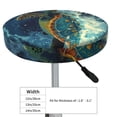 thumbnail image 7 of Picia Surfing Turtle pattern Round Stool Covers Comfy Seat Covers Stretch Removable WashableChair Slipcover Round Bar Chair Cushion Cover-13 inch, 7 of 7