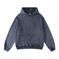 thumbnail image 3 of IYTR Men's Hooded Sweatshirts Fashion Solid Color Long Sleeve Tops Casual Outdoor Sweatshirts, 3 of 5