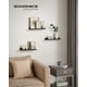 thumbnail image 2 of Juego de 3 estantes flotantes SONGMICS ULWS38BK de 38 cm de ancho, color negro, 2 of 8