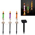 thumbnail image 2 of SXcggal Halloween Solar Garden Resin Courtyard Ground Lighting Colorful Hand Candles Atmosphere Decorative Lights Practical Basic Garden Lamps For Garden, 2 of 6
