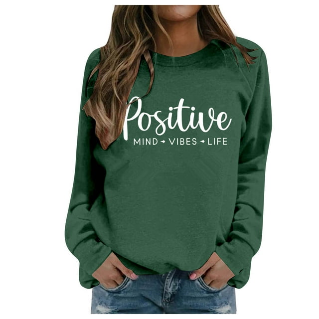 Sweat à Capuche Décontracté à la Mode Automne et Hiver Imprimé Lettres Anglaises Tendance Col Rond Manches Longues 4x Chandail en Molleton Athlétique pour Femmes Chandail en Molleton Léger pour Dames Grande Taille