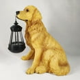thumbnail image 3 of yotijay Solar Light Dog Statue Garden Ornament LED Yard Figurine Lamp Golden Retriever, 3 of 9