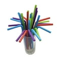 thumbnail image 2 of Kolorae Assorted Plastic Flexible Drinking Straws, 2 of 4