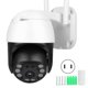 thumbnail image 2 of PTZ Cámara de Seguridad Wifi Al Exterior de 3MP, 8 Luces IP66 Impermeable Detección Humana Visión Nocturna Seguridad CCTV 100240V Soporte 5 usuarios, Audio Bidireccional, IR Visión Noturna (US Plug) Unbranded 1810200013412, 2 of 7