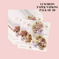 thumbnail image 2 of Keep Unique Floral Disposable Decorative Decoupage Paper Napkins, Assorted Color, Pack/20, 2 of 6