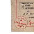 thumbnail image 4 of Northlight Large Christmas Delivery Tied Gift Sack - 27.75" - Beige and Red, 4 of 5