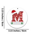 thumbnail image 4 of Birdeem Christmas Alphabet Decorations Personalized for Gift Christmas Tree Hanging Ornament Diy Decorations, 4 of 10