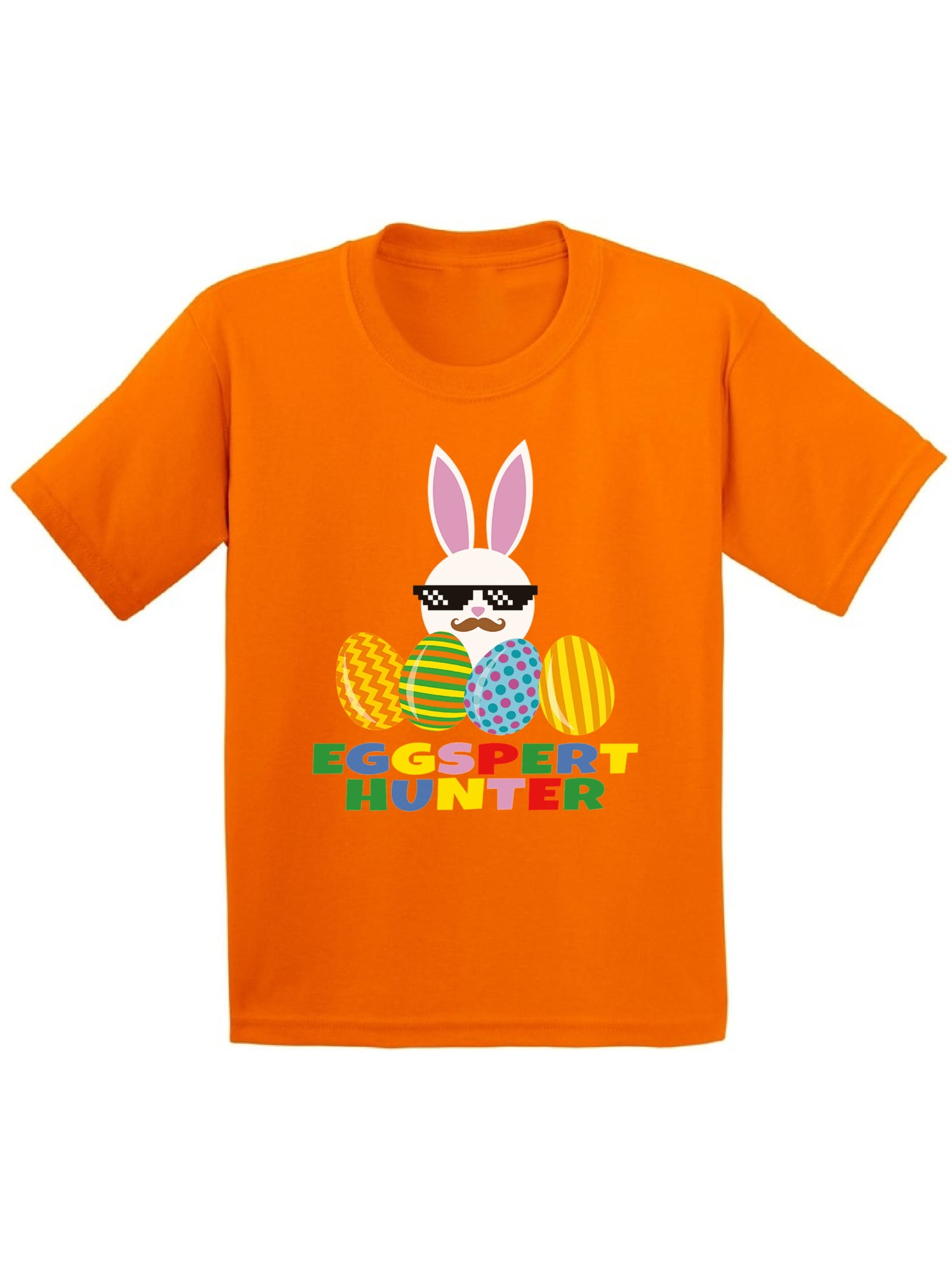 Awkward Styles Eggspert Hunter Youth Shirt Funny Egg Hunt Tshirt Easter