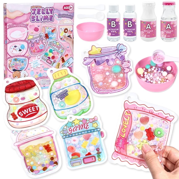 Kit de Squishy Crelloci Jelly Taba DIY con Silicona Líquida AB
