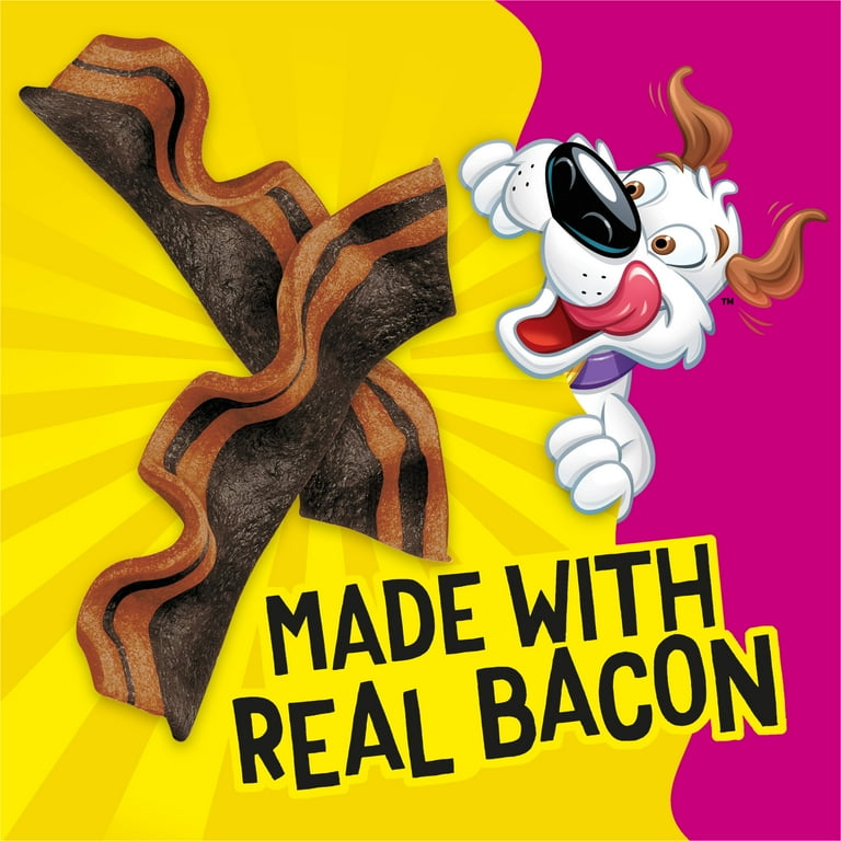 Purina Beggin Strips Dog Treats with Real Bacon Beef Nachos Flavors Tender Chews 6 oz Pouch Walmart