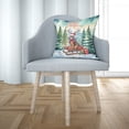 thumbnail image 3 of Merry Christmas Santa Reindeer Antlers Abyssinian Sleigh Xmas Winter Holiday Pillow Cushion Double Sided Cat Lover Kitten Owner Gifts Throw Pillow - 00023, 3 of 4