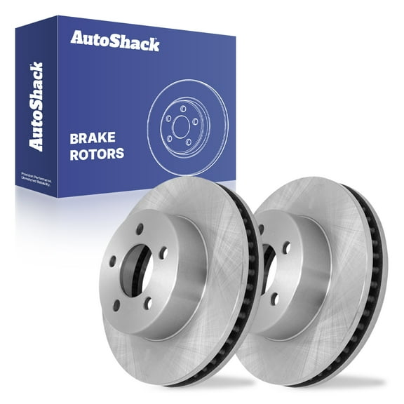 AutoShack Front Vented Brake Rotors 2-PC Set Replacement for 2002-2007 Jeep Liberty 11.34" (288.1 mm)