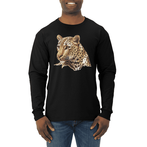Cute Southeast African Cheetah Animal Lover Mens Long Sleeve Shirt