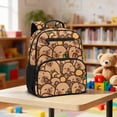 thumbnail image 2 of Jeiento Cute Capybara 13.5 Inch Preschool Backpack, Polyester Toddler Bookbag with Mesh Side Pockets, Adjustable Shoulder Straps School Bag for Boys Girls Kindergarten, 2 of 7