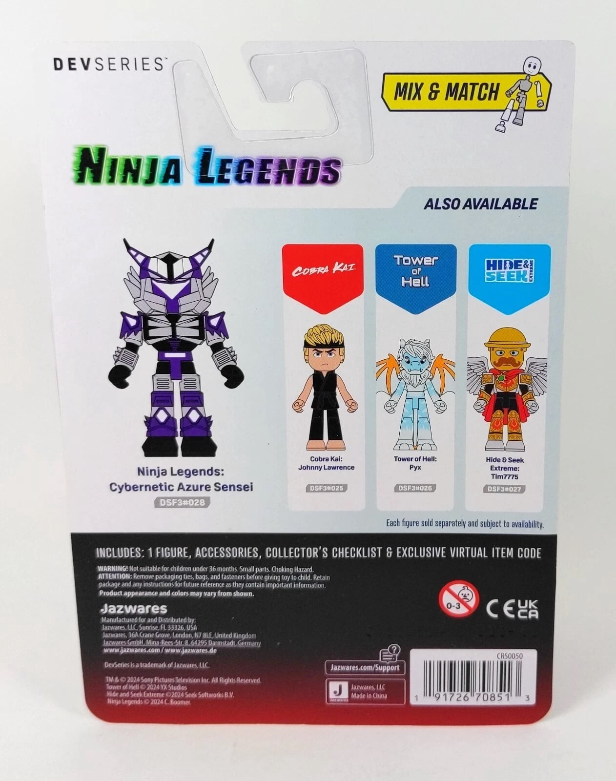 Jazwares Roblox Ninja Legends Cybernetic Azure Sensei Action